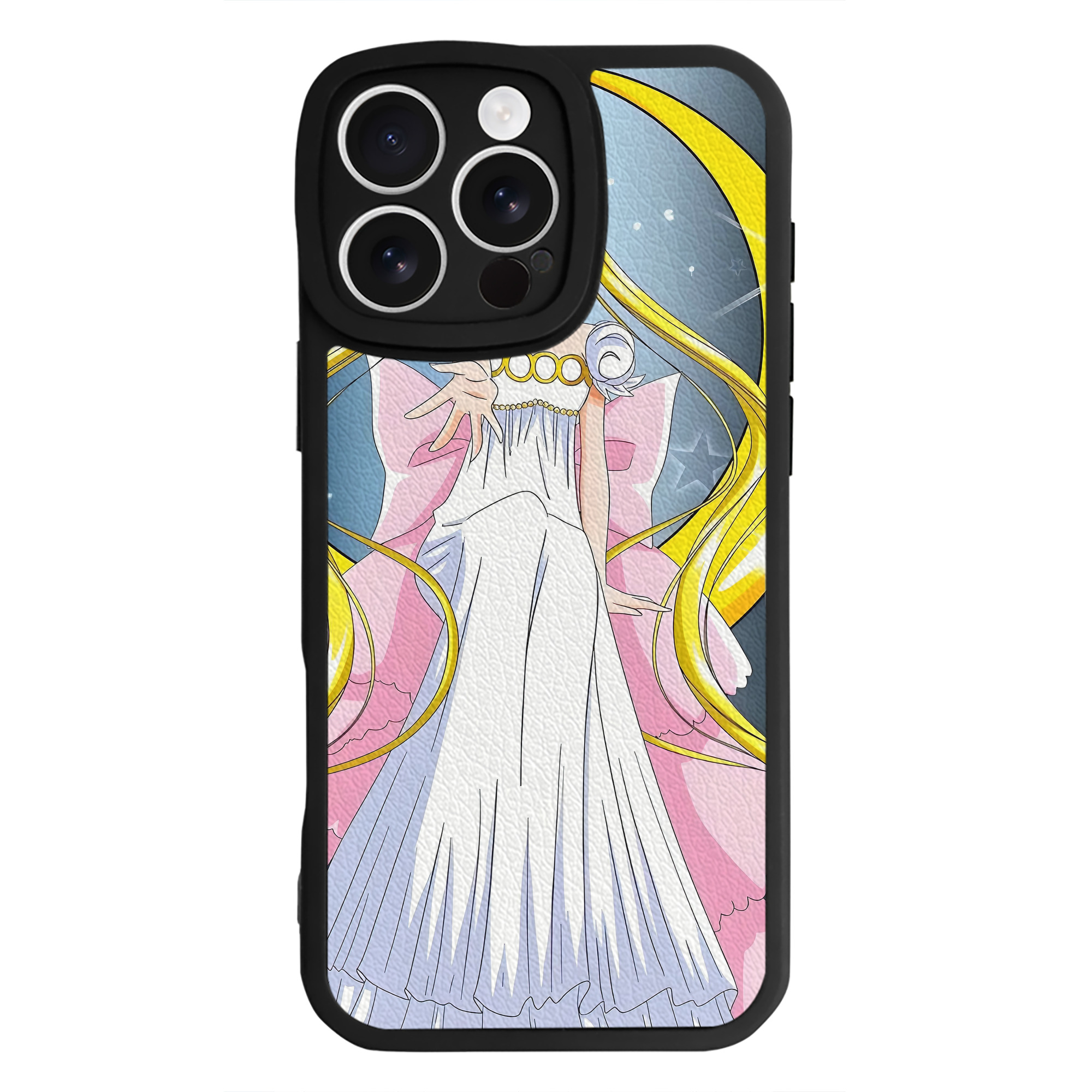（画像用） 美少女戦士セーラームーン Sailor Moon 【iPhone 16シリーズ対応】シリコンスマホケース（レザー調） 材質：シリコン